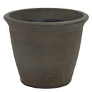 Anjelica Planter - 15.25 in (38 cm) - Sable on a white background