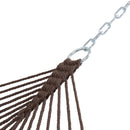Sunnydaze Double Wide 2-Person Spreader Bar Rope Hammock