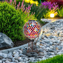 Sunnydaze Decorative Scroll Steel Gazing Globe Stand