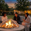 Sunnydaze Round Stainless Steel Fire Pit Spark Screen