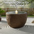 Sunnydaze Polystone Outdoor Bubble Fountain