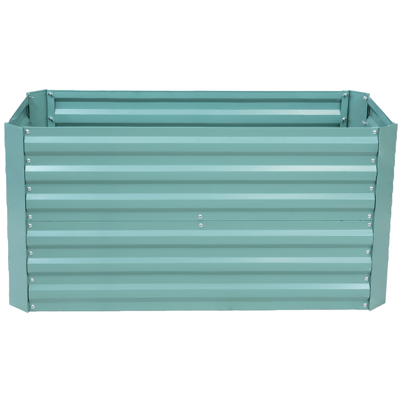 Sunnydaze Galvanized Steel Raised Garden Bed