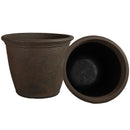 Sunnydaze Anjelica Polyresin Large Round Outdoor Planter