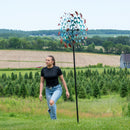 Sunnydaze Rainbow Breezes Metal Garden Wind Spinner