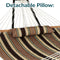 Sunnydaze Quilted 2-Person Hammock with Multi-Use Universal Stand