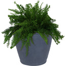 Sunnydaze Anjelica Polyresin Large Round Outdoor Planter