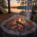 Sunnydaze Round Stainless Steel Fire Pit Spark Screen