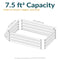 Sunnydaze Galvanized Steel Raised Garden Bed