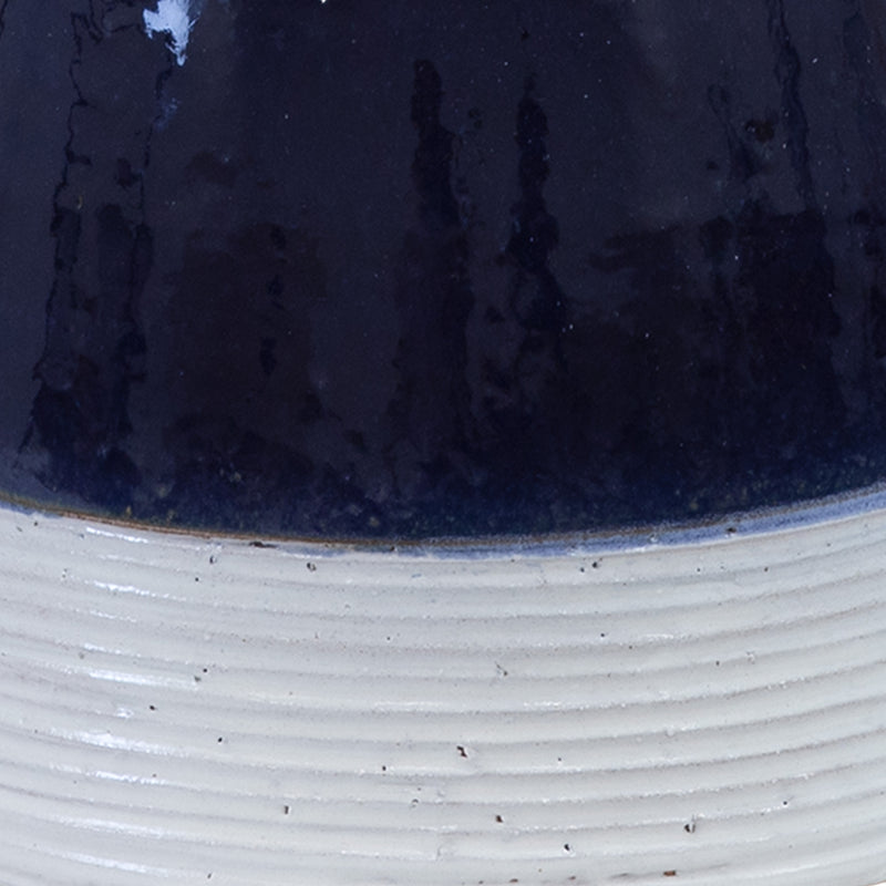 Sunnydaze Glazed Ceramic Duo-Tone Outdoor Bird Bath
