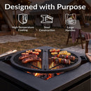 Sunnydaze Round Folding Camping Grill Grate