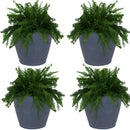 Sunnydaze Anjelica Polyresin Large Round Outdoor Planter