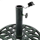 Sunnydaze 17-Inch Round Patio Umbrella Base for Market Umbrella