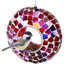 Sunnydaze Fly-Through Mosaic Bird Feeder
