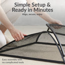 Sunnydaze Square Outdoor Fire Pit Spark Screen