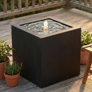 Sunnydaze Rectangle Polystone Outdoor Bubble Fountain