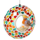 Sunnydaze Fly-Through Mosaic Bird Feeder