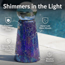 Sunnydaze Mosaic Glass Gazing Ball Stand for Outdoor Garden