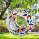 Sunnydaze Fly-Through Mosaic Bird Feeder