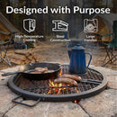 Sunnydaze Round Folding Camping Grill Grate