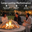 Sunnydaze Round Stainless Steel Fire Pit Spark Screen