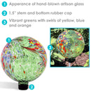Sunnydaze 10-Inch Outdoor Glass Gazing Globe for Garden