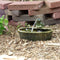 Sunnydaze Modern Cascading Bowls Solar Powered Fountain with Battery Backup - 28-Inch