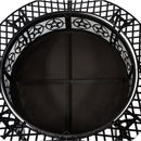 Sunnydaze 40" Large Steel Fire Pit with Spark Screen