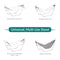 Sunnydaze Universal Multi-Use Heavy-Duty Hammock Stand