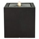 Sunnydaze Rectangle Polystone Outdoor Bubble Fountain