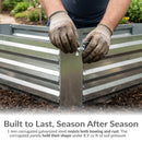 Sunnydaze Galvanized Steel Raised Garden Bed