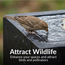 Sunnydaze Rectangle Polystone Outdoor Bubble Fountain