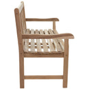 Sunnydaze 2-Person Teak Patio Bench for Outside