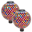 Sunnydaze 10-Inch Solar Glass Gazing Garden Globe