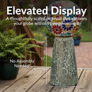 Sunnydaze Mosaic Glass Gazing Ball Stand for Outdoor Garden