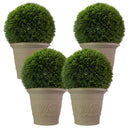 Sunnydaze Arabella Polyresin Large Round Outdoor Planter
