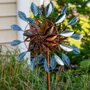 Sunnydaze Whirling Petals Metal Garden Wind Spinner