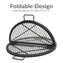 Sunnydaze Round Folding Camping Grill Grate