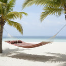 Sunnydaze 2-Person Quilted Fabric Double Hammock with Pillow