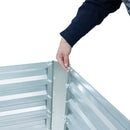 Sunnydaze Galvanized Steel Raised Garden Bed