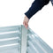 Sunnydaze Galvanized Steel Raised Garden Bed
