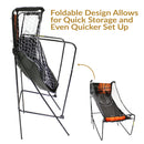 Sunnydaze Folding Indoor 2-Player Arcade Basketball Game with Electronic Scorer and 8 Game Modes
