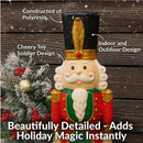 Sunnydaze Tommy the Toy Soldier Christmas Nutcracker Statue - 37" H