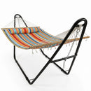 Sunnydaze 2-Person Quilted Fabric Double Hammock with Pillow