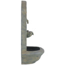 Sunnydaze Seaside 27" H Polystone Outdoor Wall Fountain