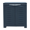 Sunnydaze Plastic Garage Storage Cabinet with Adjustable Shelf