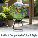 Sunnydaze 10-Inch Outdoor Glass Gazing Globe for Garden