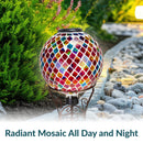 Sunnydaze 10-Inch Solar Glass Gazing Garden Globe