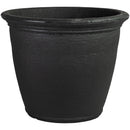 Sunnydaze Anjelica Polyresin Large Round Outdoor Planter