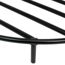 Sunnydaze Round Fire Pit Grate - Elevated Steel Wood Grate