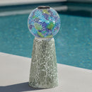 Sunnydaze Mosaic Glass Gazing Ball Stand for Outdoor Garden